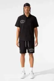 New Black White Jordan Craig (Black) El Paso Summer Short Set Size Medium New!