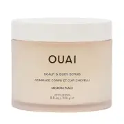 Dual Exfoliating Scalp and Body Scrub - Rose-Scented Coconut Oil Formula 8.8 Oz