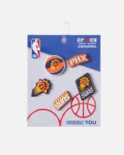 [CROCS] Crocs X Nba Phoenix Suns 5 Pack Jibbitz Charms Multi - Size ONE ONE Multi