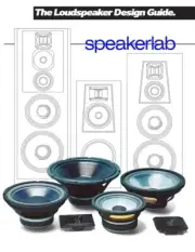 The Loudspeaker Design Guide | 40 Page Book | Speakerlab Brochure / Catalog