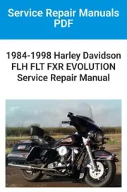 1984-1998 Harley Davidson FLH FLT FXR EVOLUTION Service Repair Manual (PDF)