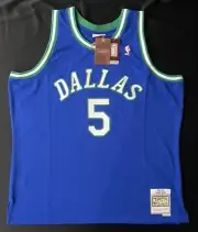 New Dallas Mavericks 1994-95 Jason Kidd #5 Mitchell & Ness Swingman Road Jersey