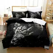 v209 Bed Sheets Rapper Rod Wave Bedding Set Duvet Cover Bed Set Quilt Cover Pillowcase Comforter king Queen Size Boys Adult Bedding Set 3-Piece Beddin