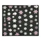 Fingernail Sticker Time-saving Snowflake Pattern Snowflake Nail Sticker Mini