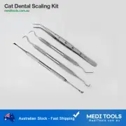 Cat Dental Scaling Kit, Tartar Removal, Calculus Scrapping, Oral Hygiene,Premium
