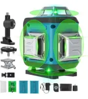 Catlyn 16 Lines Laser Level Self Leveling, 4x360° 4D Green Cross Line Lazer