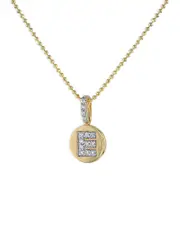 Bloomingdale's Fine Collection Diamond Accent Initial Pendant Necklaces in 14K Yellow Gold, 0.05-0.10 tcw