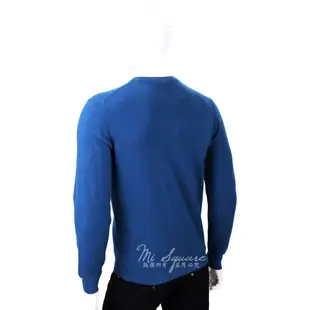 現貨熱銷-Andre Maurice 100%喀什米爾飽和藍圓領針織羊毛衫(男裝) 1740115-23