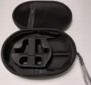 Portable EVA Storage Carrrying Case for Vision Pro VR Headset Black Zip w/Handle