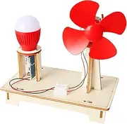 Wind Generator Kit - Winds Turbines Wooden Homeschool Projects | Wood Building Kits Winds Turbine Handmade Kit for Age 7-14 Kids School and Extracurricular Activities
