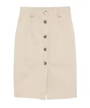 button-down skirt S,XS,L,M Nude