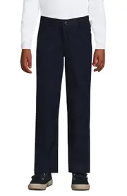 Lands' End School Uniform Girls Active Performance Chino Pants in Classic Navy at Nordstrom, Size 14