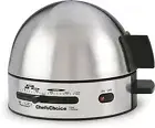 Chef'sChoice 810 Gourmet 7-Egg Cooker with Electronic Timer, Audible Silver
