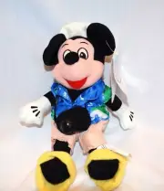 NWT Disney Store Tourist Mickey Bean Bag Disney Plush