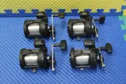 Okuma Magda Line Counter Trolling Reel Pre-spooled w/17lb/385yd Mono MA 30D 4-PK
