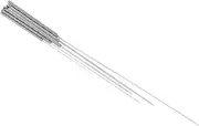 3D Printer Nozzle Cleaning Kit, 0.2mm / 0.3mm / 0.4mm / 0.5mm / 0.6mm Stainless Steel Cleaning Needle, 3D Printer Acessories Suitable for Duplicator, for RepRap - Silver