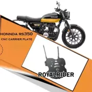 "CNC CARRIER PLATE, BLACK "FIT FOR HONDA CB350 RS