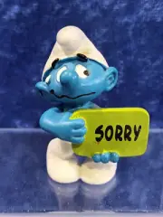 Schleich Smurfs Smurf 20749 Sorry Smurf Made in Germany