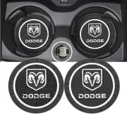 2Pcs Silicone Non-Slip Car Cup Holder Coasters Fit for Dodge