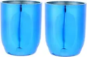 Kisangel 2pcs Plastic Dice Cup Premium Dice Storage Container for Ktv Bar Space Saving Design Smooth Texture Stable Shaking Stylish Portable Gaming Accessory
