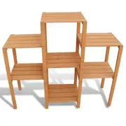 Outdoor Wooden Garden Plant Pot Stand Shelf Timber Decor Feature
