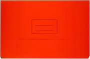 Bantex, Document Wallet Foolscap, Durable 230gsm Manilla Board, 30mm Expanding Gusset, Hold Up to 200 Sheets of Paper, 25.5x34.4cm, Orange Colour