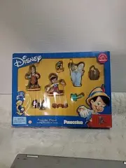 vintage "Pinocchio Playset" by Applause Toys Featuring Characters From Pinocchio