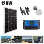 120W Solar Panel Kit Mono 12V Home Battery Charger Controller Caravan Camping AU