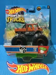 2021 HOT WHEELS NEW MODEL MONSTER TRUCKS MERCEDES-BENZ UNIMOG ORANGE #52