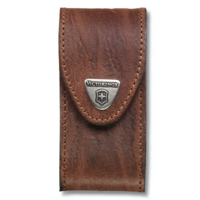 Victorinox Swiss Army Knife 5-8 Layer Brown Leather Pouch
