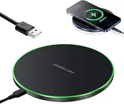 20W Wireless Charger, Fast Wireless Charging Pad Mat for iPhone 14 15 13 12 11(Pro,Pro MAX,Mini,Plus)/XR/XS/X/8/SE,for Samsung Galaxy S23/S22/S21/S20/S10