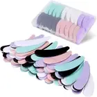 200 Pcs Disposable Mini Cosmetic Spatula Multi Colored Mask Spatula Plastic Waxi
