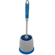 Impact T000200 Toilet Bowl Brush And Caddy, Blue/gray