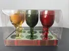 Chesapeake Bay Mini Wine Glass Candles Lead FREE Set of 6 New