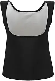 Women Seamless Sweat Corset Sauna Suit Tank top Zipper Body Shaper Slimming Shirt