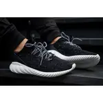 ADIDAS TUBULAR DOOM SOCK PK 黑 白 雪花 編織 CQ0940 男鞋