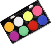 8 Festival Makeup Palette Body Painting Cream for Boys and Girls Long-lasting Smudge-proof Oil- Paint Set for Stage Parties