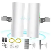 5.8G Wireless Bridge with Pole/Wall Mount Bracket - Extend Starlink Internet