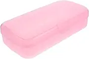 WRITWAA Nail Tools Tray Box Manicure Tools Box Plastic Tray Nail Art Tweezers Holder Case