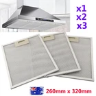 5 layers Rangehood Filter 260mm x 320mm For Westinghouse E653010 Aluminum Alloy