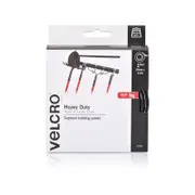 VELCRO Brand 50mm x 2.5m Black Heavy Duty Hook and Loop Tape