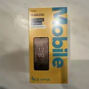 Nokia C31 Smartphone Mobile 64GB Charcoal ( LOCKED OPTUS ) Sealed Box NEW