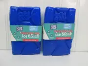 Cool Gear Reusable Mini Impact Freezer Ice Blocks Lot of 2 Blue