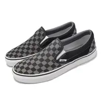 在飛比找momo購物網優惠-【VANS】懶人鞋 Classic Slip-On 灰 黑 