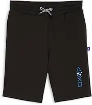 [PUMA] Kids Boys Drawstring Shorts X Ps Athletic Bottoms Casual Drawstring - Black