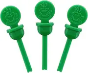 StixtoGo Circle Beverage Plug, Green 400 Count
