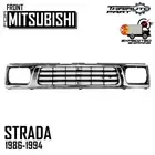 Front Grille Chrome Gloss Black For Mitsubishi Mighty Max L200 1986-1994