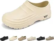 [axodsnl] Armadillo Chef Shoes, Armadillo Clogs, Wateriproof Non-Slip Oil Resistant Fluffy Plush Kitchen Nurses Work Shoes for Women Men(White,41)