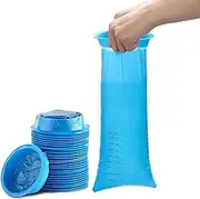 Vomit Bags,20 Pack 1000ml Emesis Bags Leak Resistant,Portable,Disposable Barf Bags,Puke,Throw Up,Nausea Bags for Travel Motion Sickness,Taxi,Kids,Car & Aircraft (Blue)
