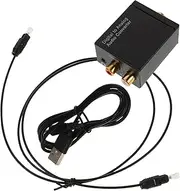 OSALADI Digital to Analog Audio Adapter with Optical Inputs Audio Converter for Theater Systems and Rvs Easy Setup High-Fidelity Sound Quality Design